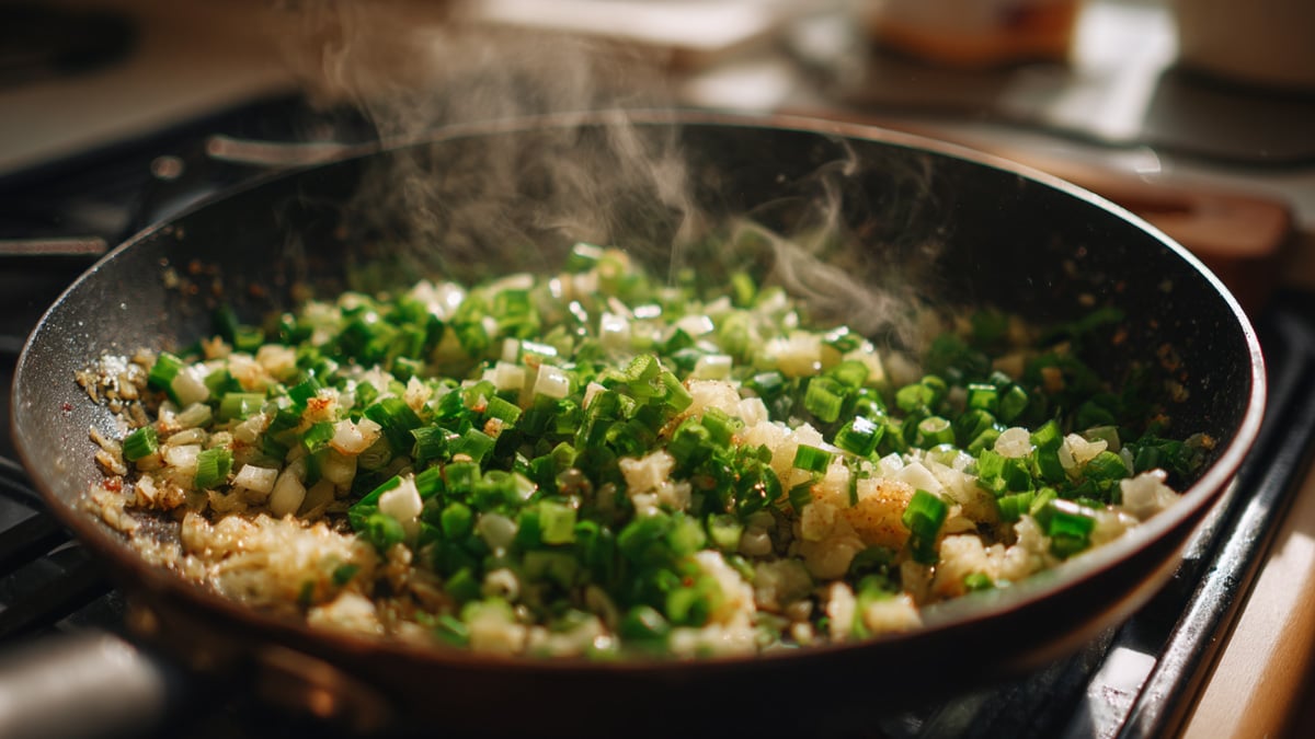 5분 완성 계란볶음밥 레시피, 치킨스톡 한 스푼이 감칠맛을 살립니다 - 푸드레시피