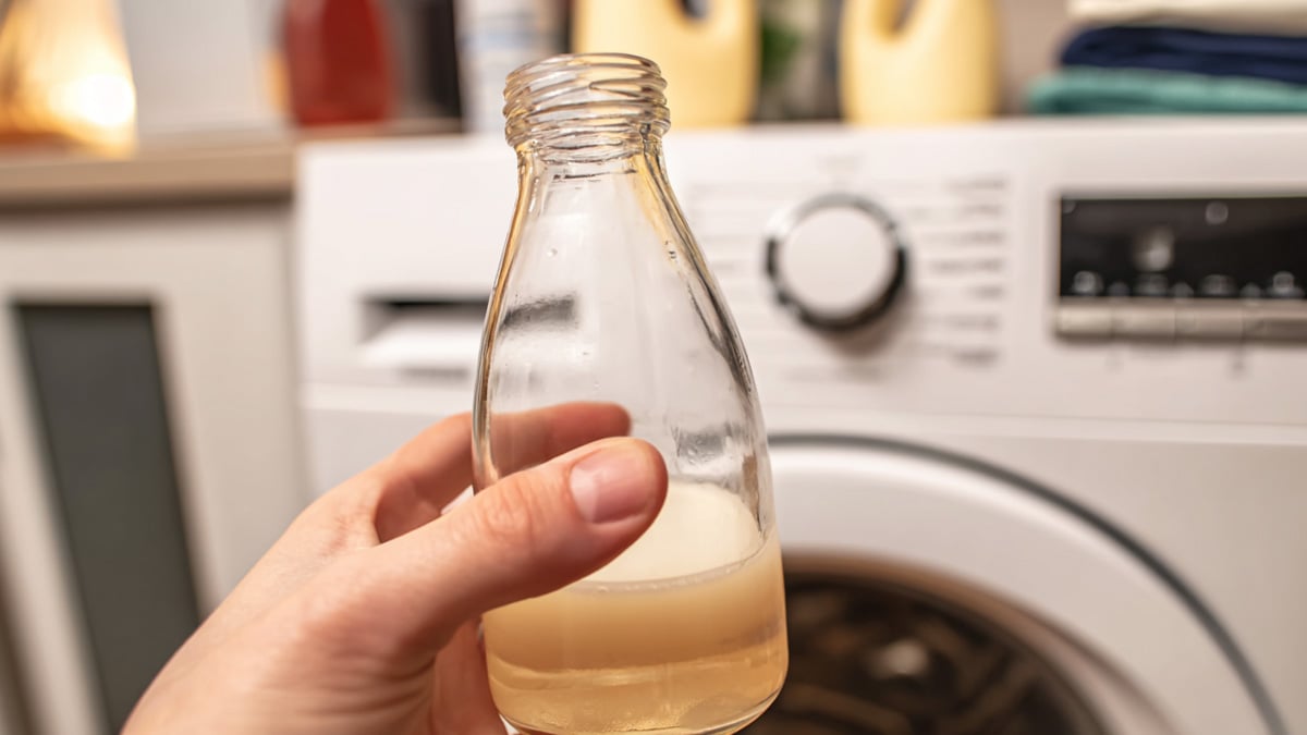세탁기에 식초