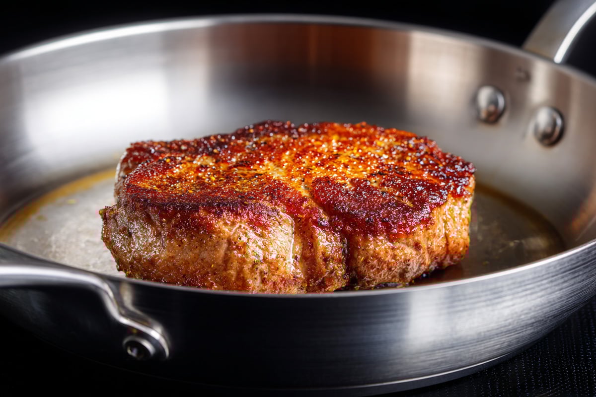 스테인리스 팬 요리 스테인리스 팬 요리