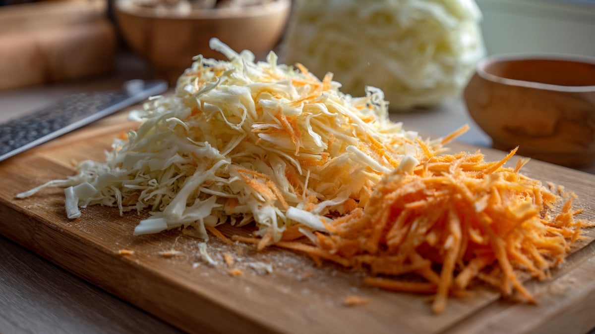 양배추와 당근 양배추와 당근