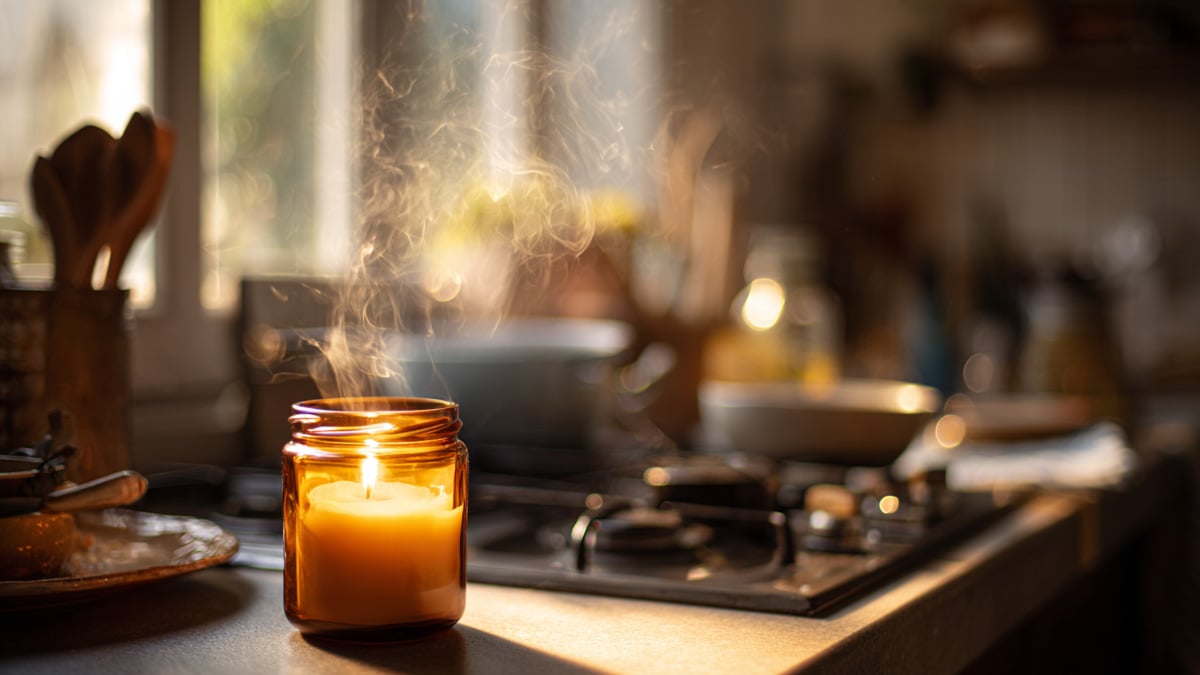 주방에서 피우는 향초 주방에서 피우는 향초