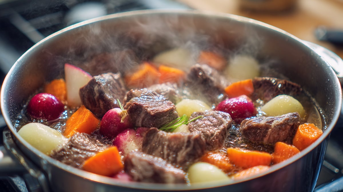 모든 재료 넣고 삶기