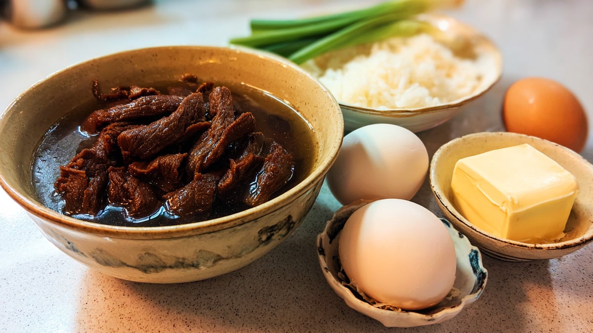 장조림 버터밥 재료