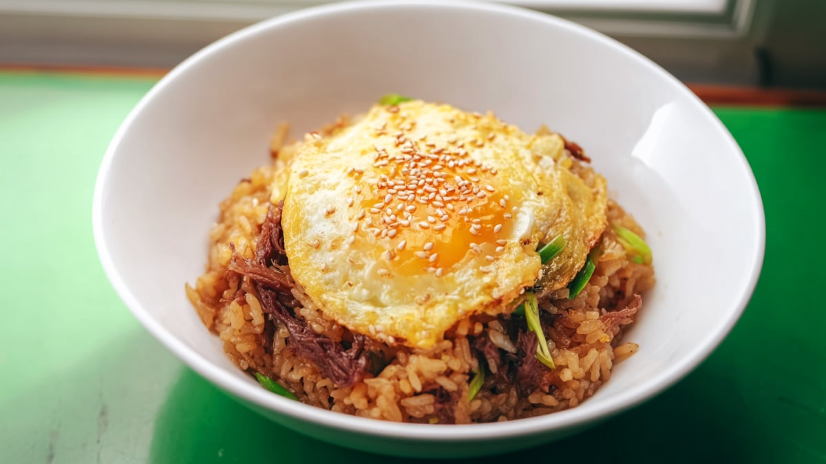 완성된 장조림 버터밥