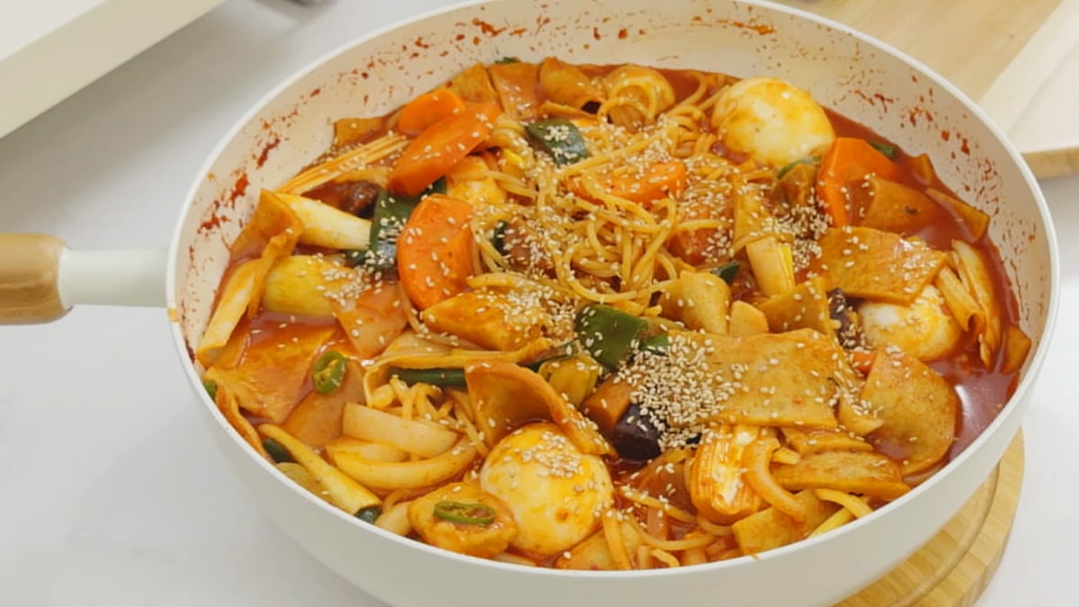 윤현숙이 만든 곤약떡볶이