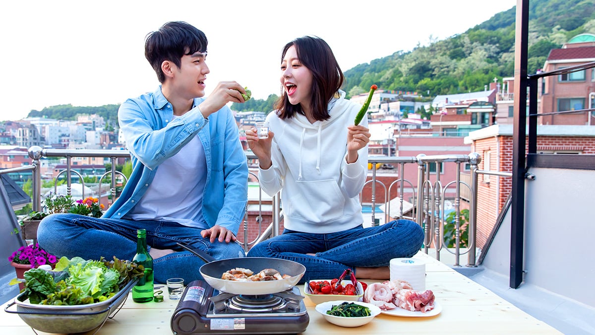 기름기를 빼고 먹는 것이 좋다