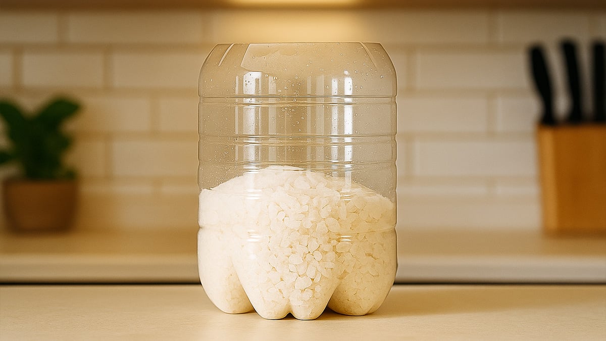 페트병 안 소금