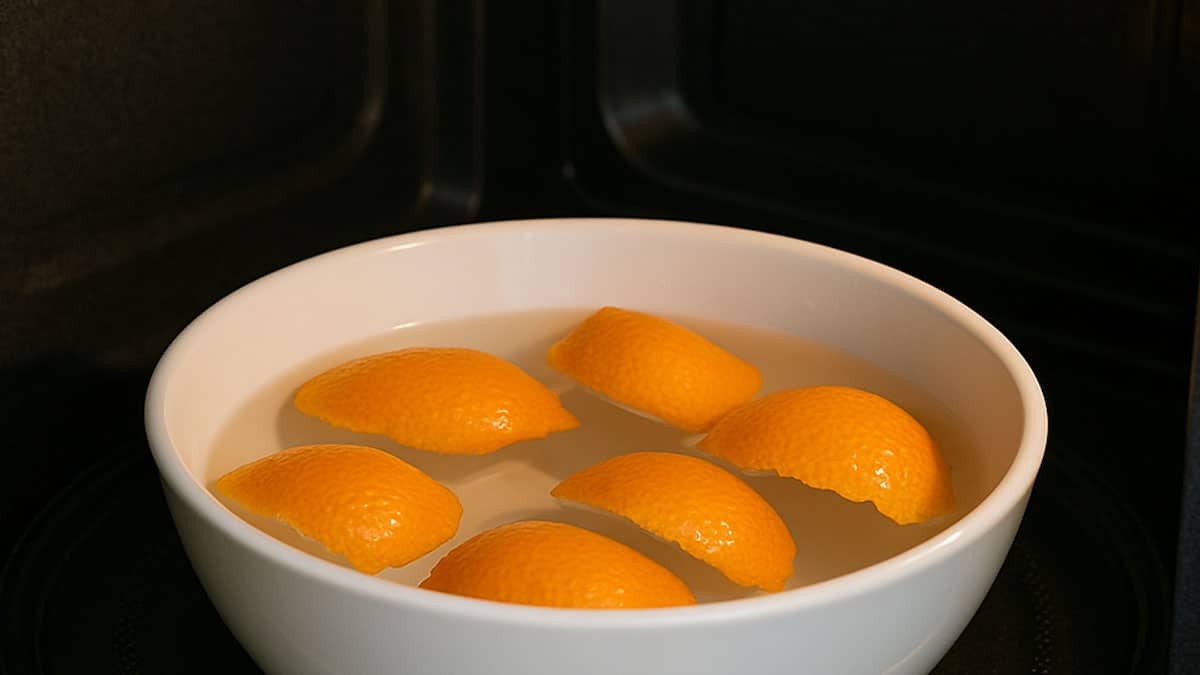 귤껍질 전자레인지