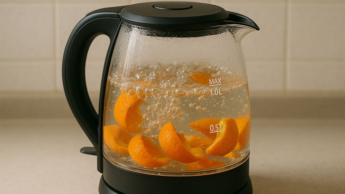 커피포트 귤껍질