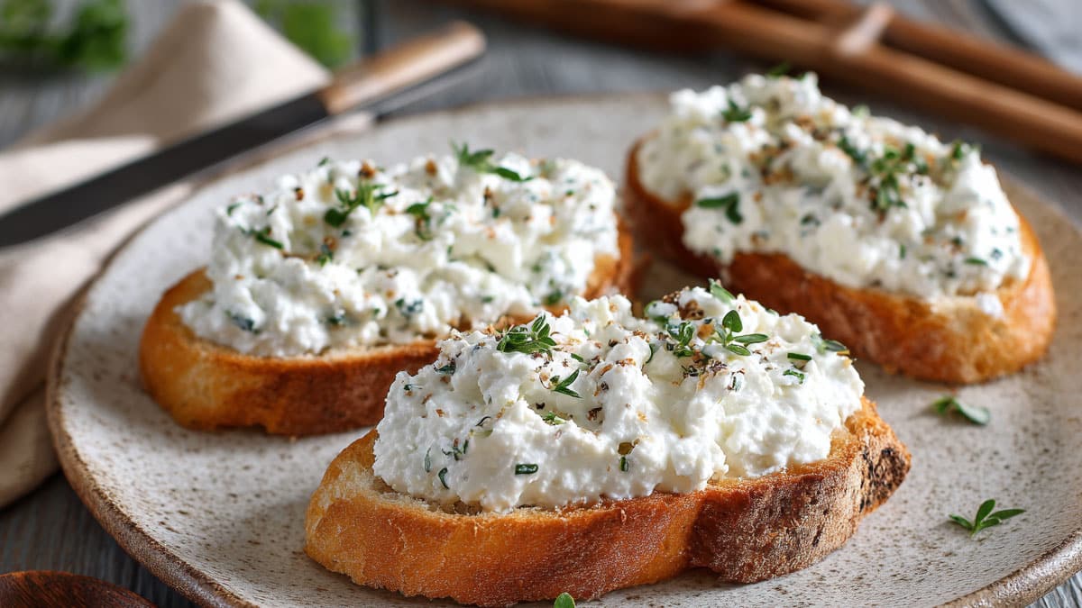 코티지 치즈 토스트