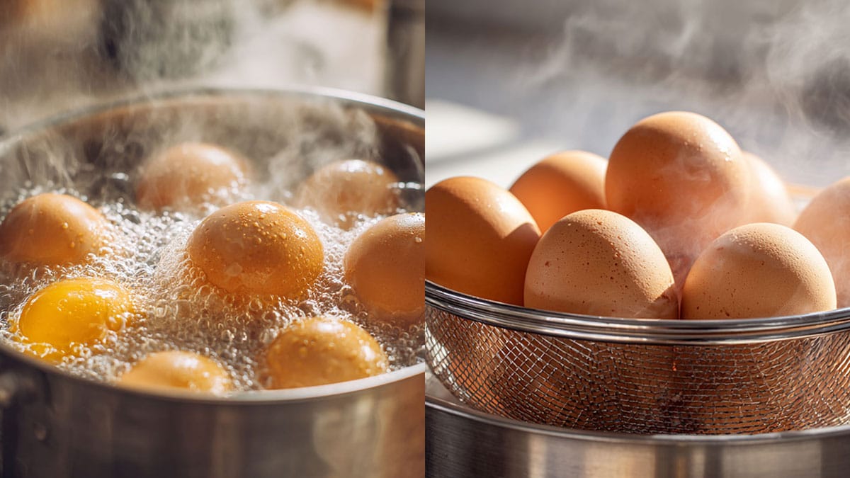 달걀을 삶는 법과 찌는 법 달걀을 삶는 법과 찌는 법