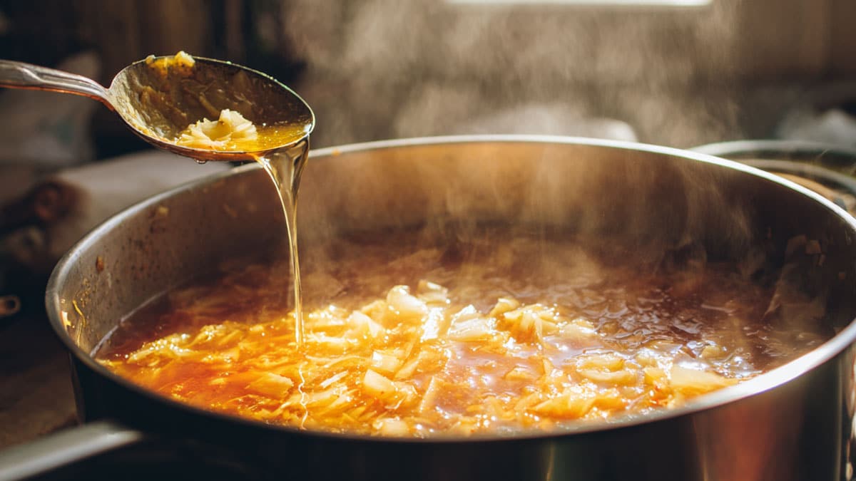 김치 콩나물국 요리과정