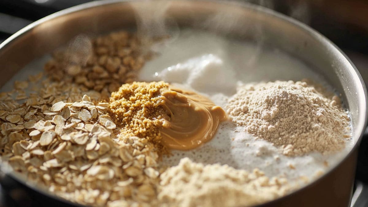 오트밀 곡물가루