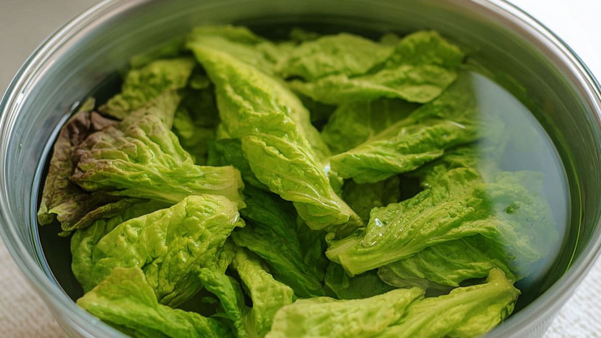 냉장고 속 시든 상추, ‘이것’에 2분만 담그면 방금 산 것처럼 살아납니다