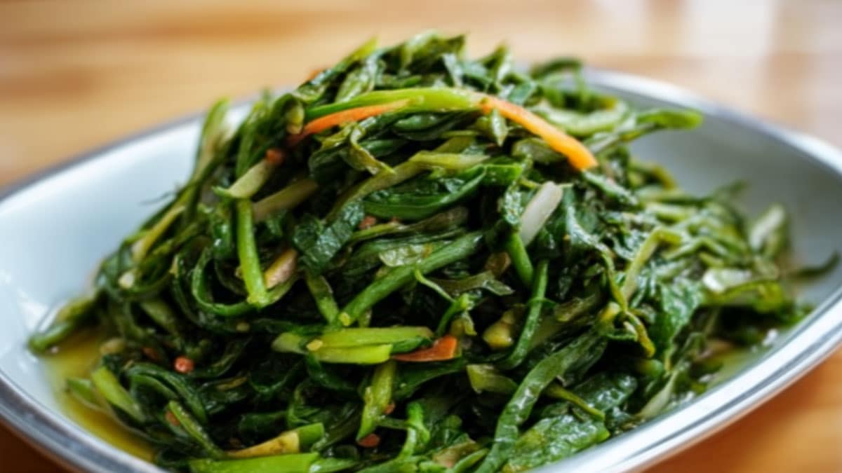 단풍잎돼지풀 나물