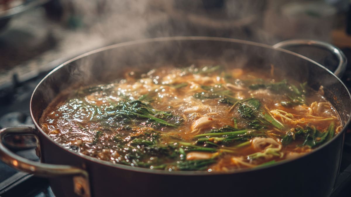 큰까치수염 된장국 큰까치수염 된장국