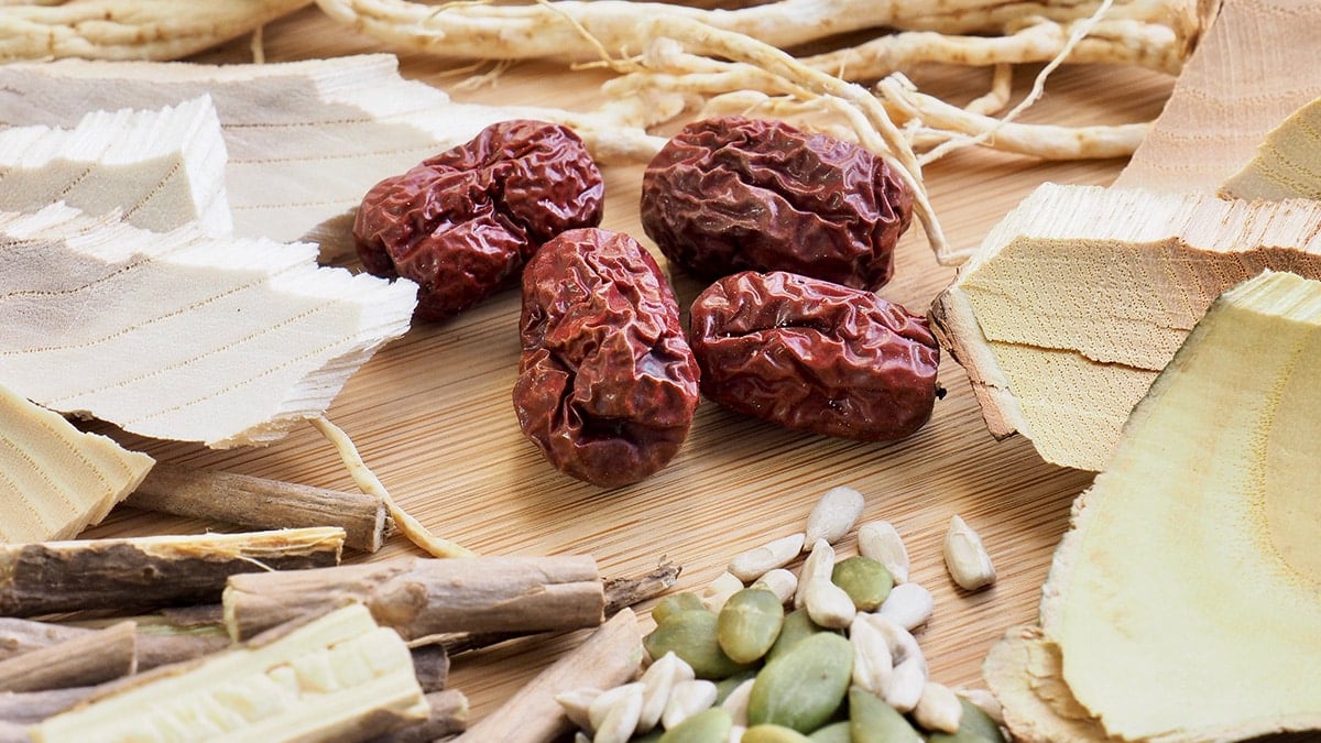 건대추와 한약재