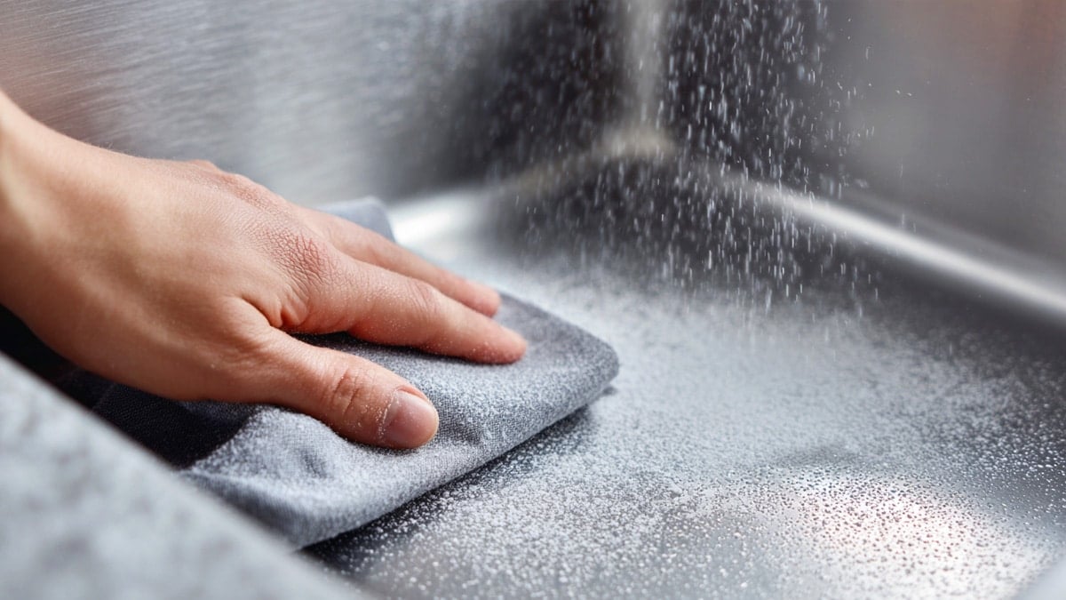 밀가루를 이용한 싱크대 청소 밀가루를 이용한 싱크대 청소