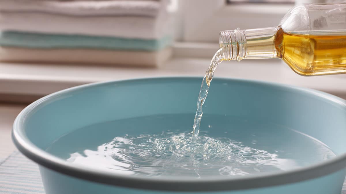 물, 식초 물, 식초