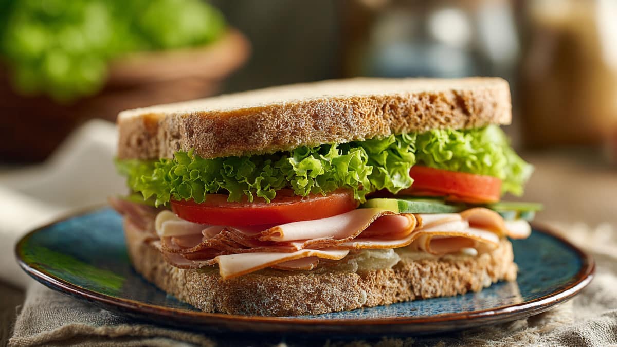 통밀빵 샌드위치