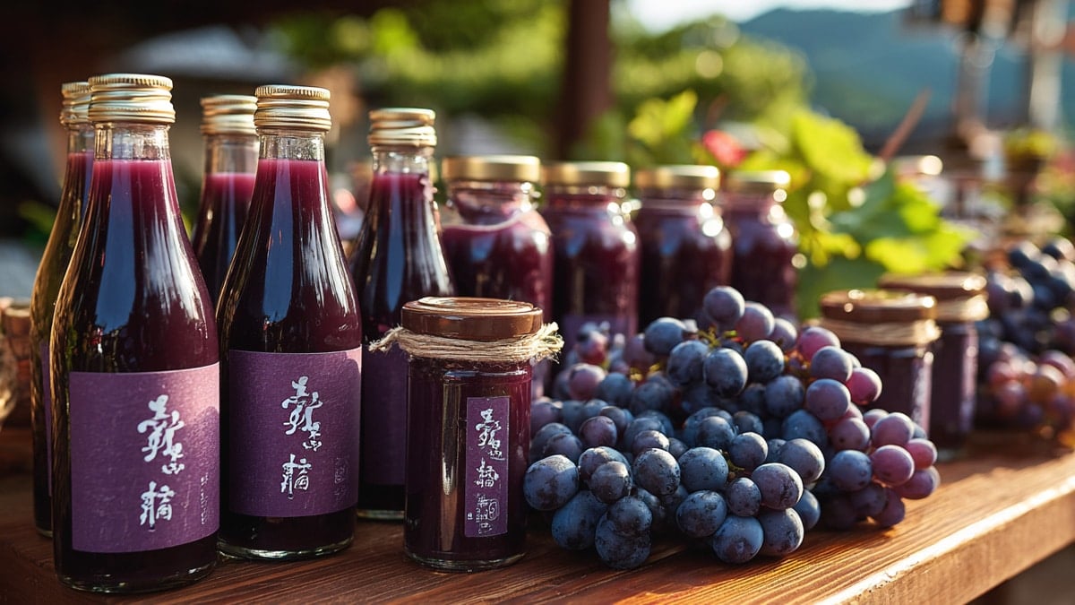 머루로 만든 가공품 머루로 만든 가공품