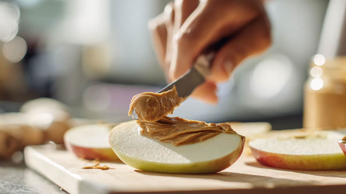 사과 땅콩버터 사과 땅콩버터