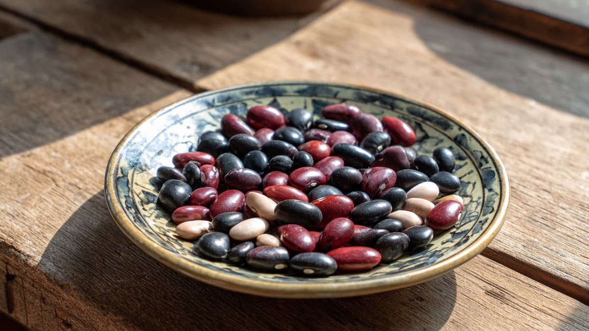 검은콩과 강낭콩