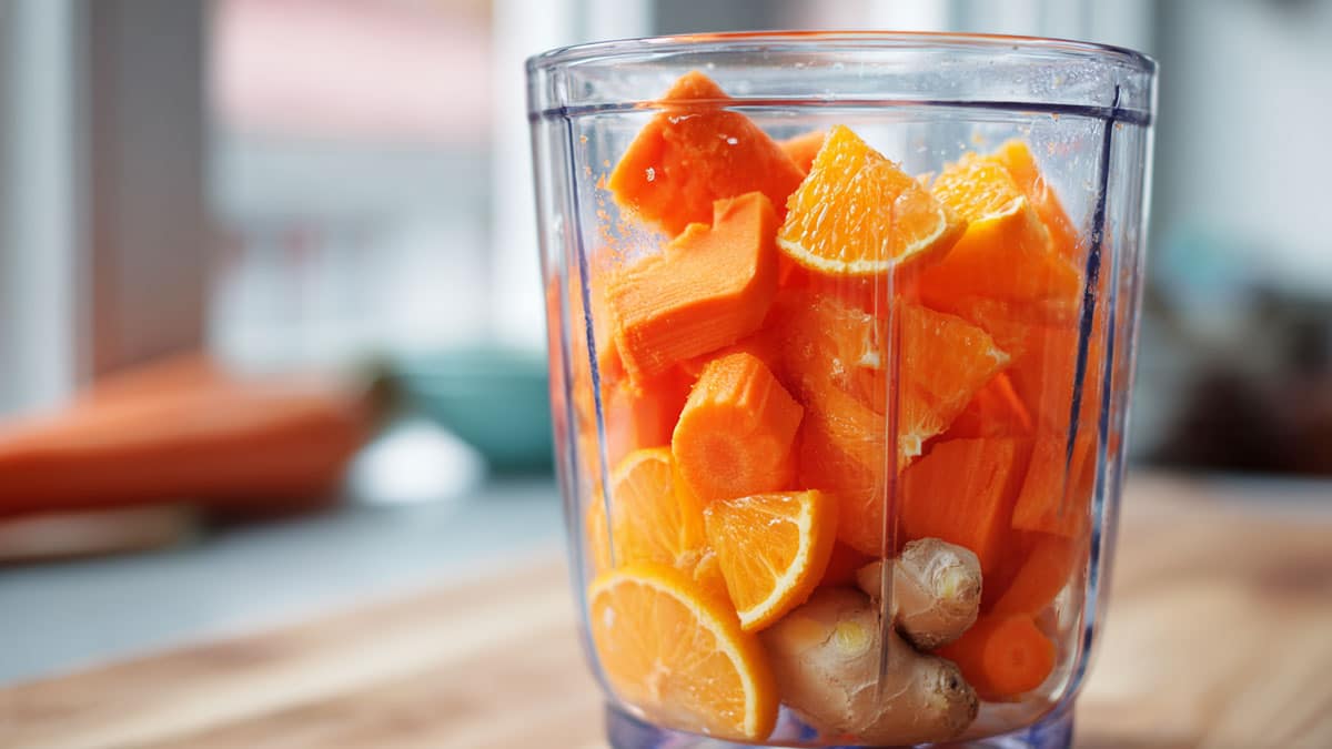 당근, 오렌지, 생강