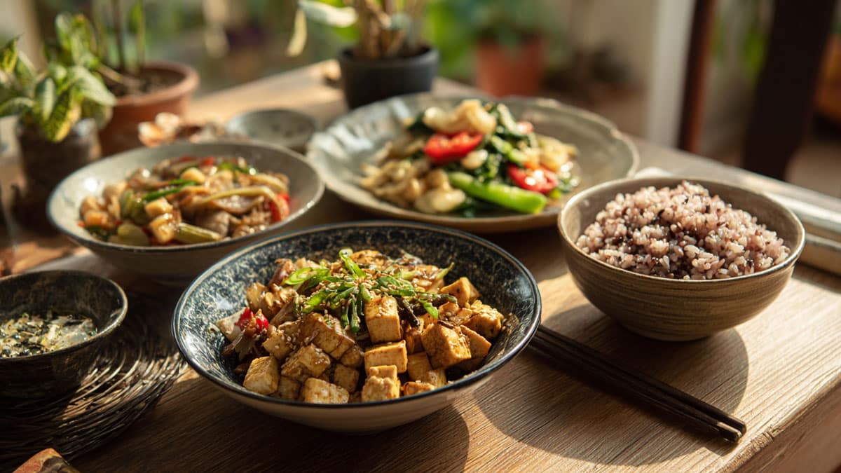 두부, 잡곡밥 두부, 잡곡밥