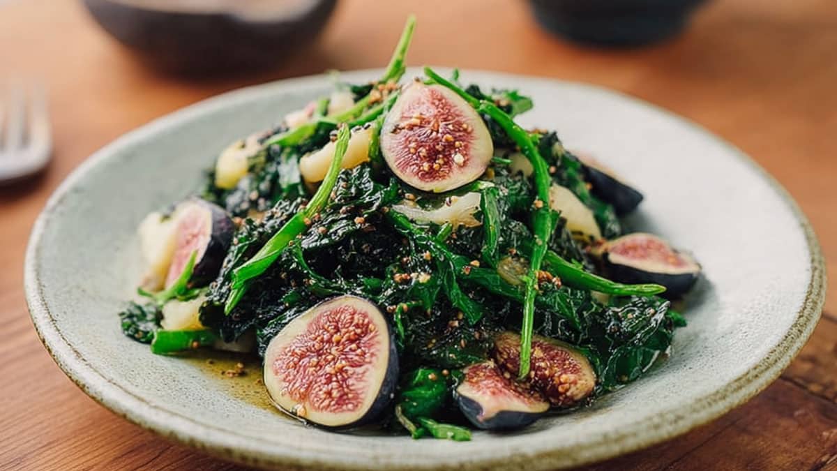 무화과 참나물 무침 무화과 참나물 무침