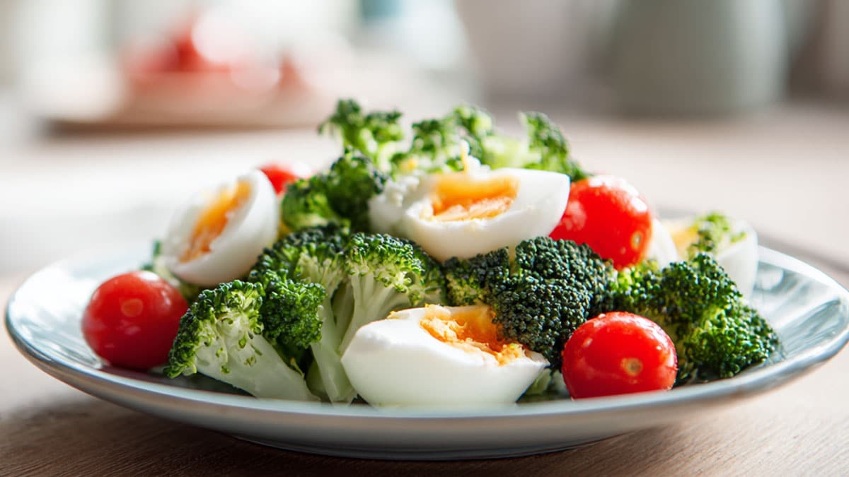 토마토 계란 브로콜리 토마토 계란 브로콜리
