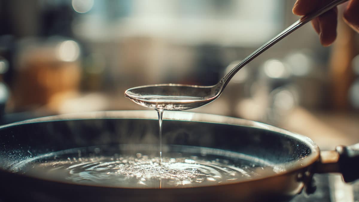 프라이팬 식초 프라이팬 식초