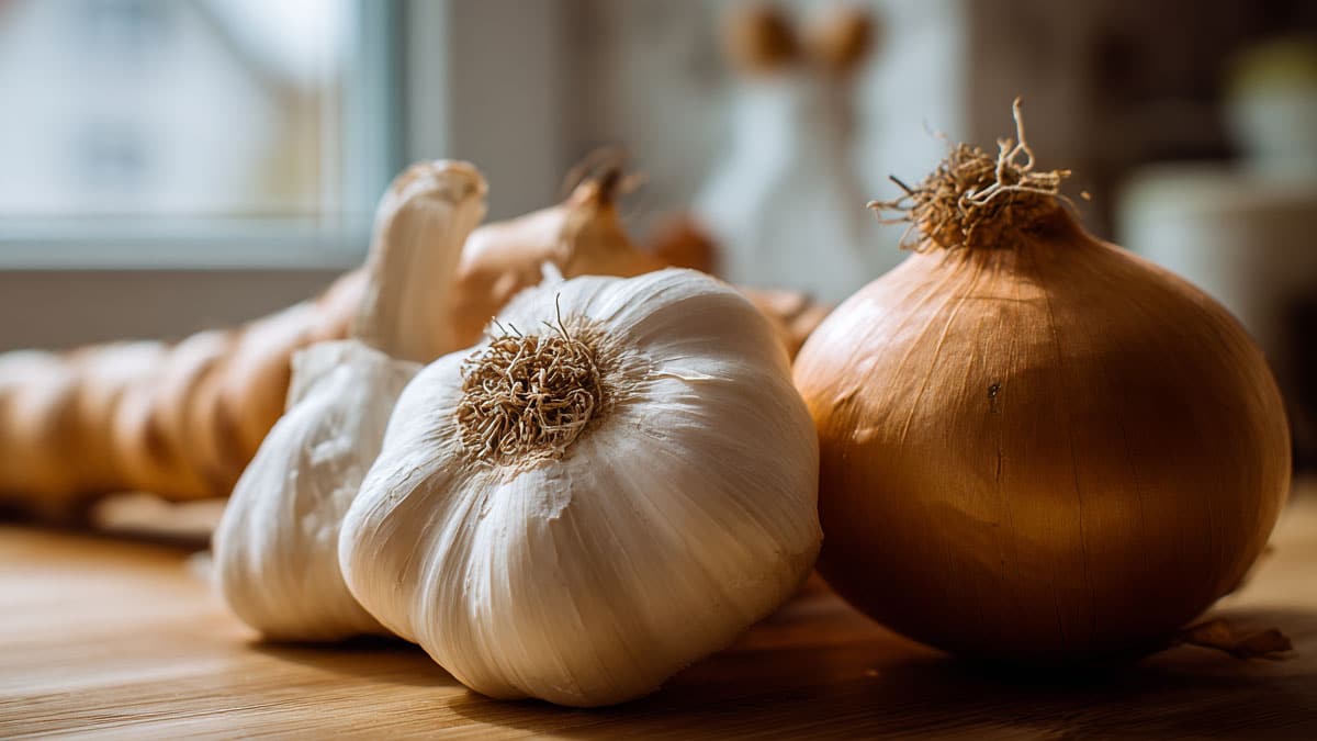 마늘, 양파 마늘, 양파