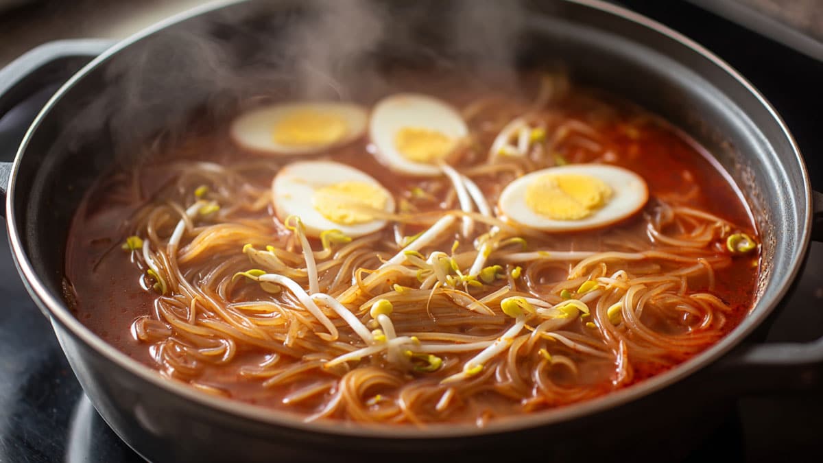 얼큰 곤약국수 얼큰 곤약국수