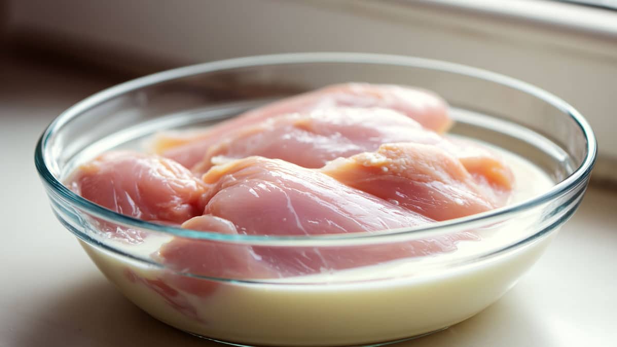 닭가슴살, 우유 닭가슴살, 우유