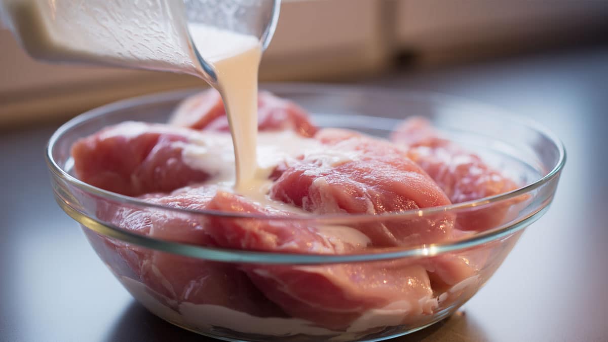 닭가슴살, 우유 닭가슴살, 우유