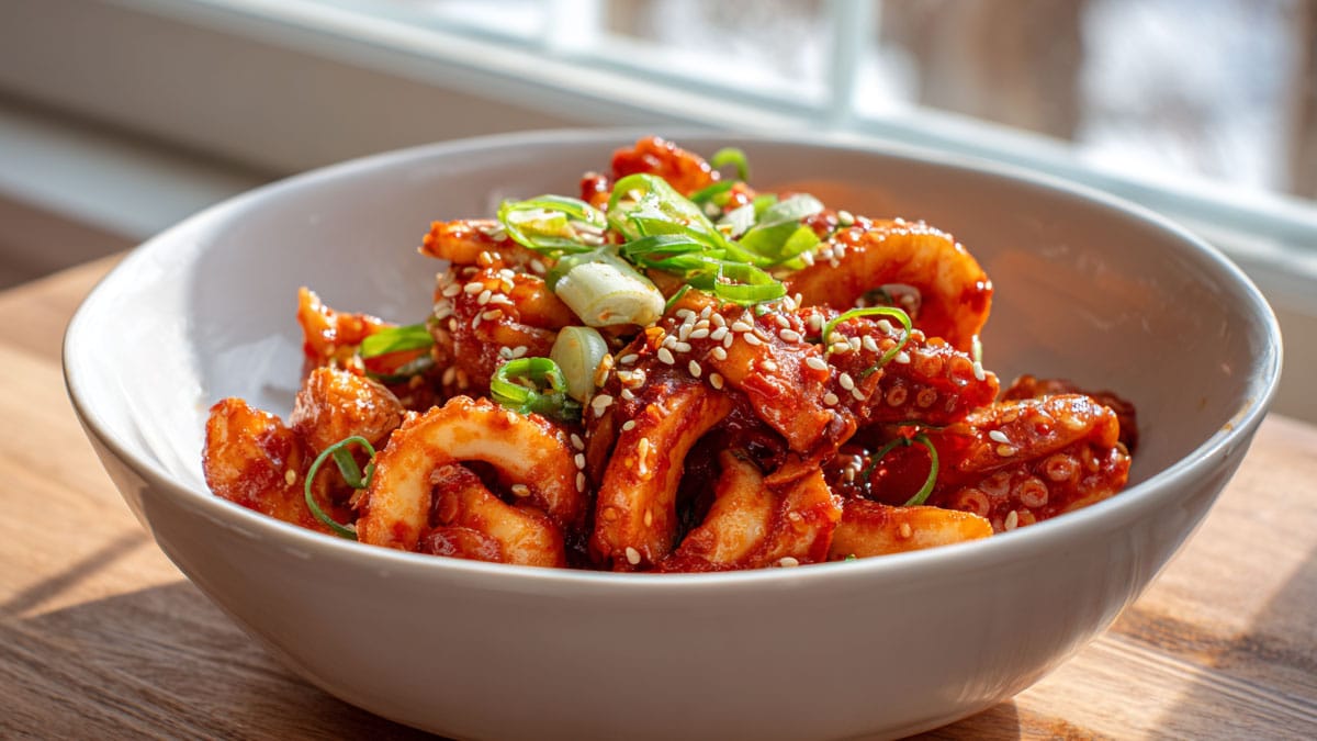가을 제철 재료로 딱이다…오징어와 삼겹살의 조합이 만든 역대급 밥도둑