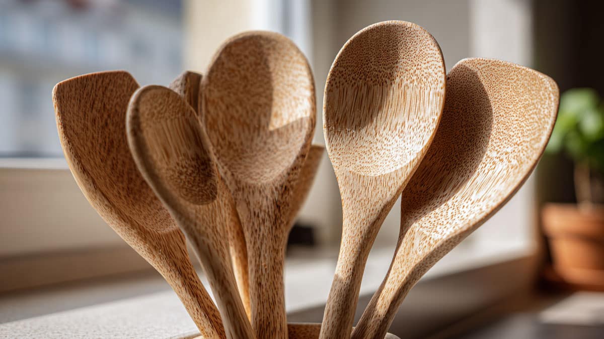 오래된 나무 식기 오래된 나무 식기