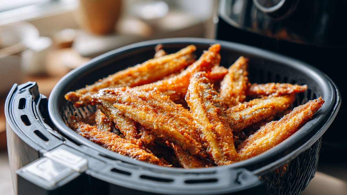 에어프라이어에 튀긴 쥐포