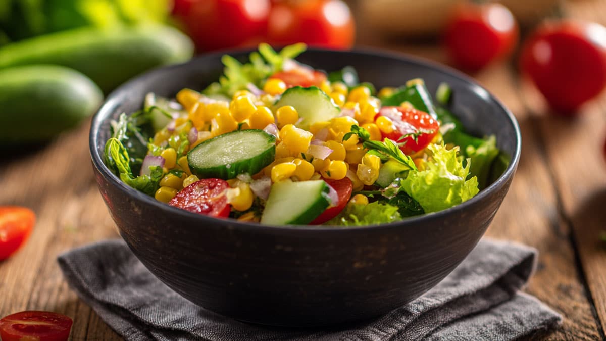 캔옥수수 샐러드