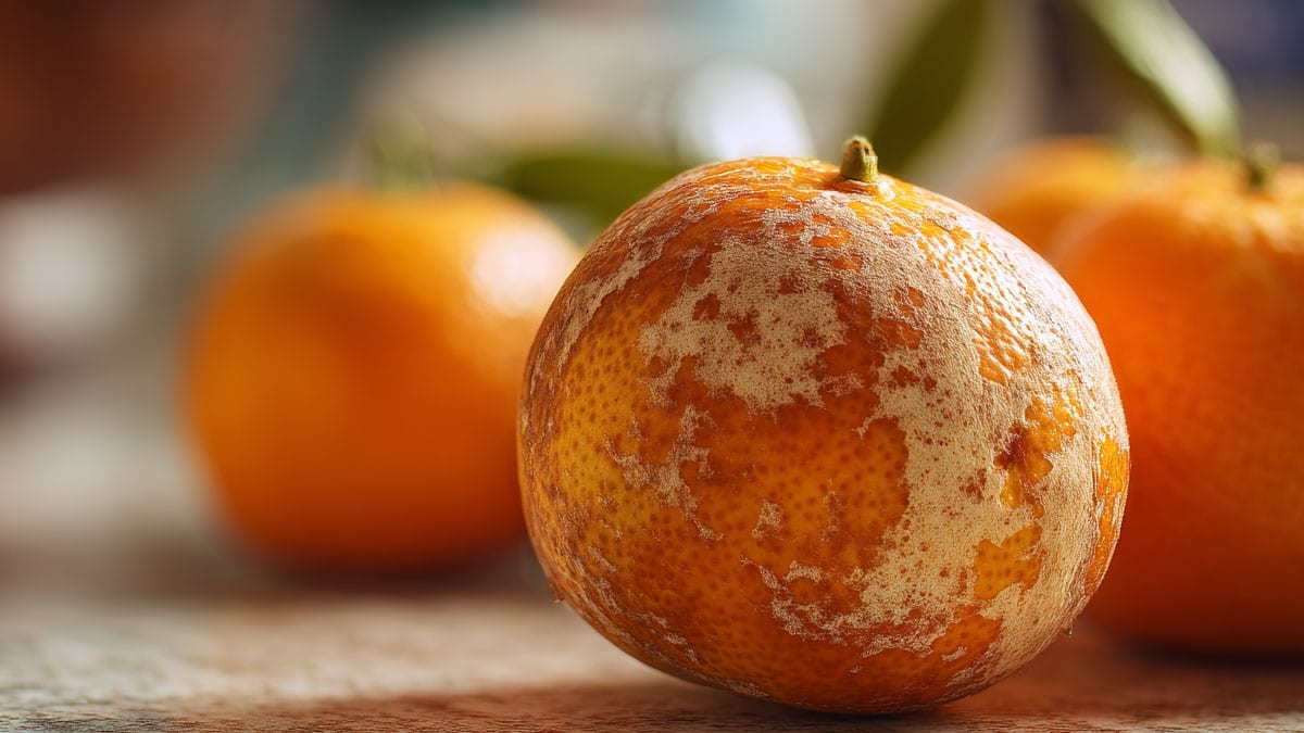 곰팡이 핀 귤 곰팡이 핀 귤