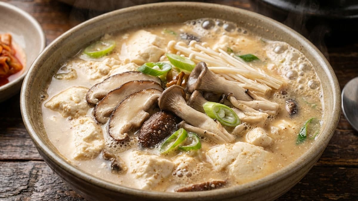 버섯순두부들깨탕 버섯순두부들깨탕