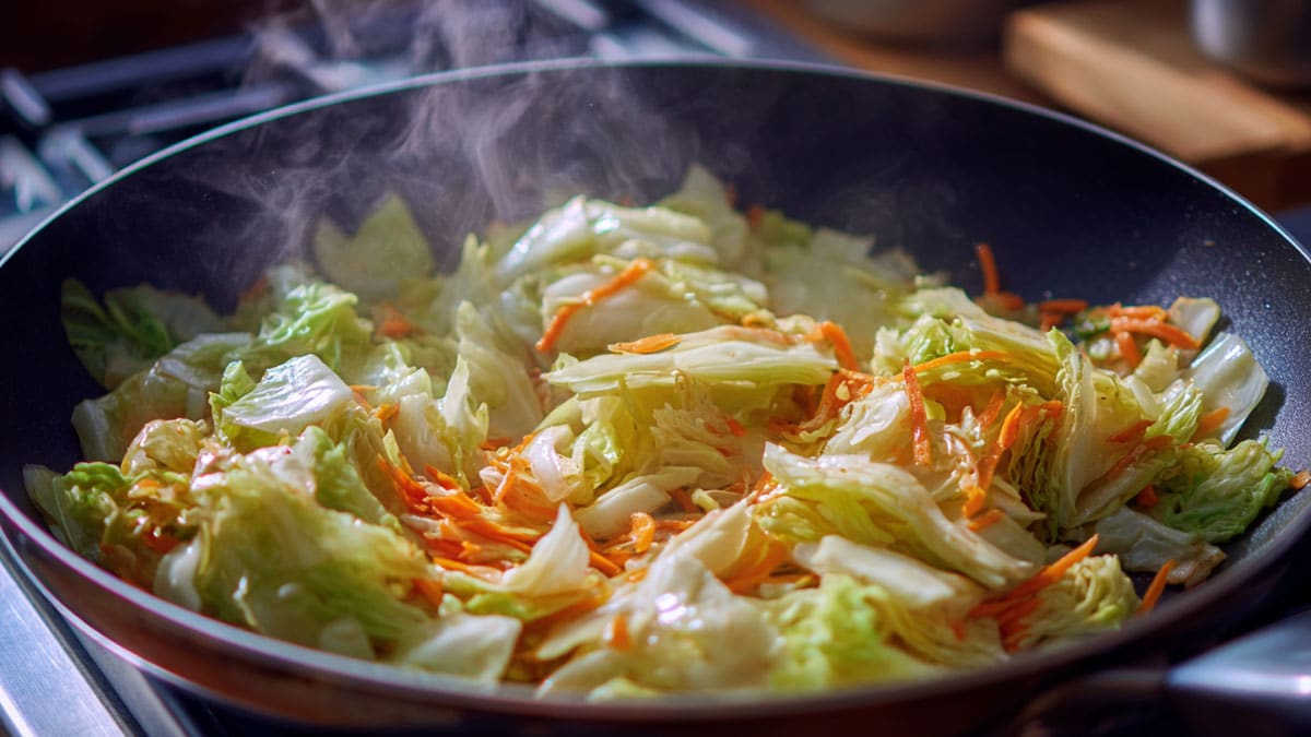 배추 당근 볶음