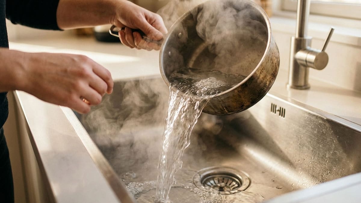 싱크대 소독한다고 ‘끓인 물’ 부었다면 당장 멈추세요…수리비 80만 원 날릴 수도 있습니다
