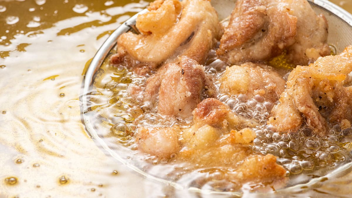 튀김 요리 기름