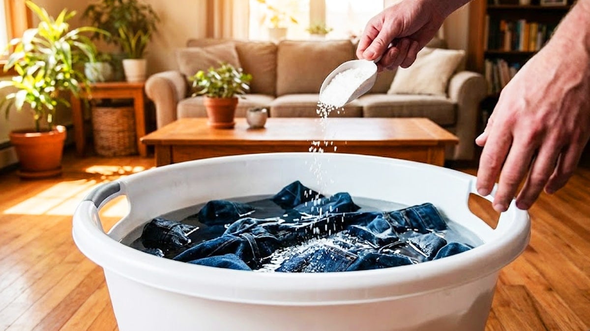 청바지 이염 막는 법