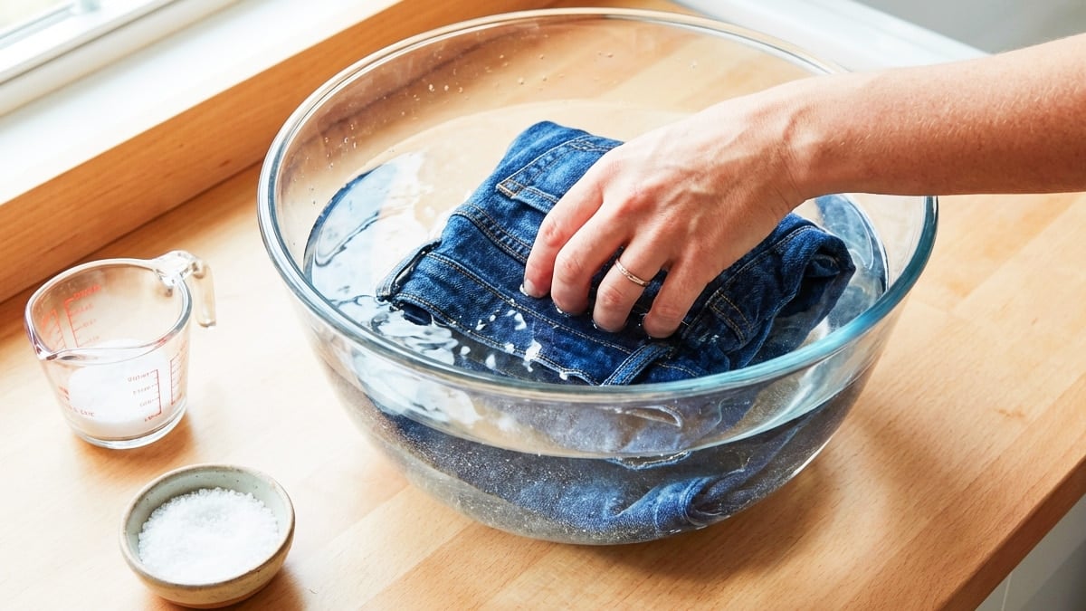 청바지 이염 막는 법