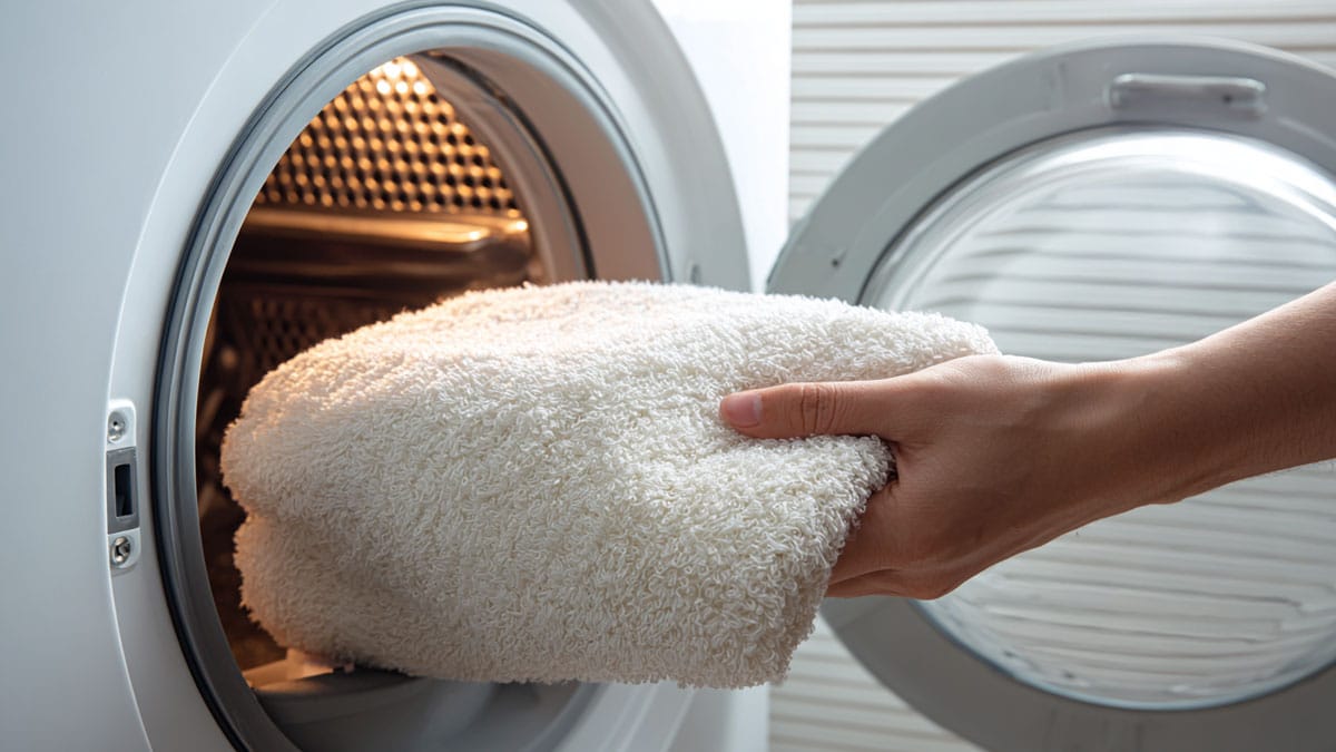 건조기 돌릴 때 ‘이거’ 한 장만 넣어보세요…2시간이 1시간 20분으로 줄어듭니다