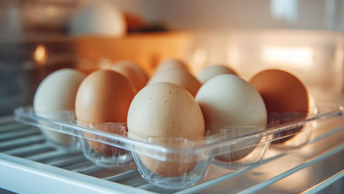 냉장보관한 계란