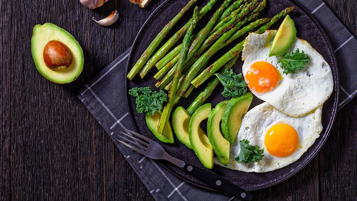 계란, 아보카도